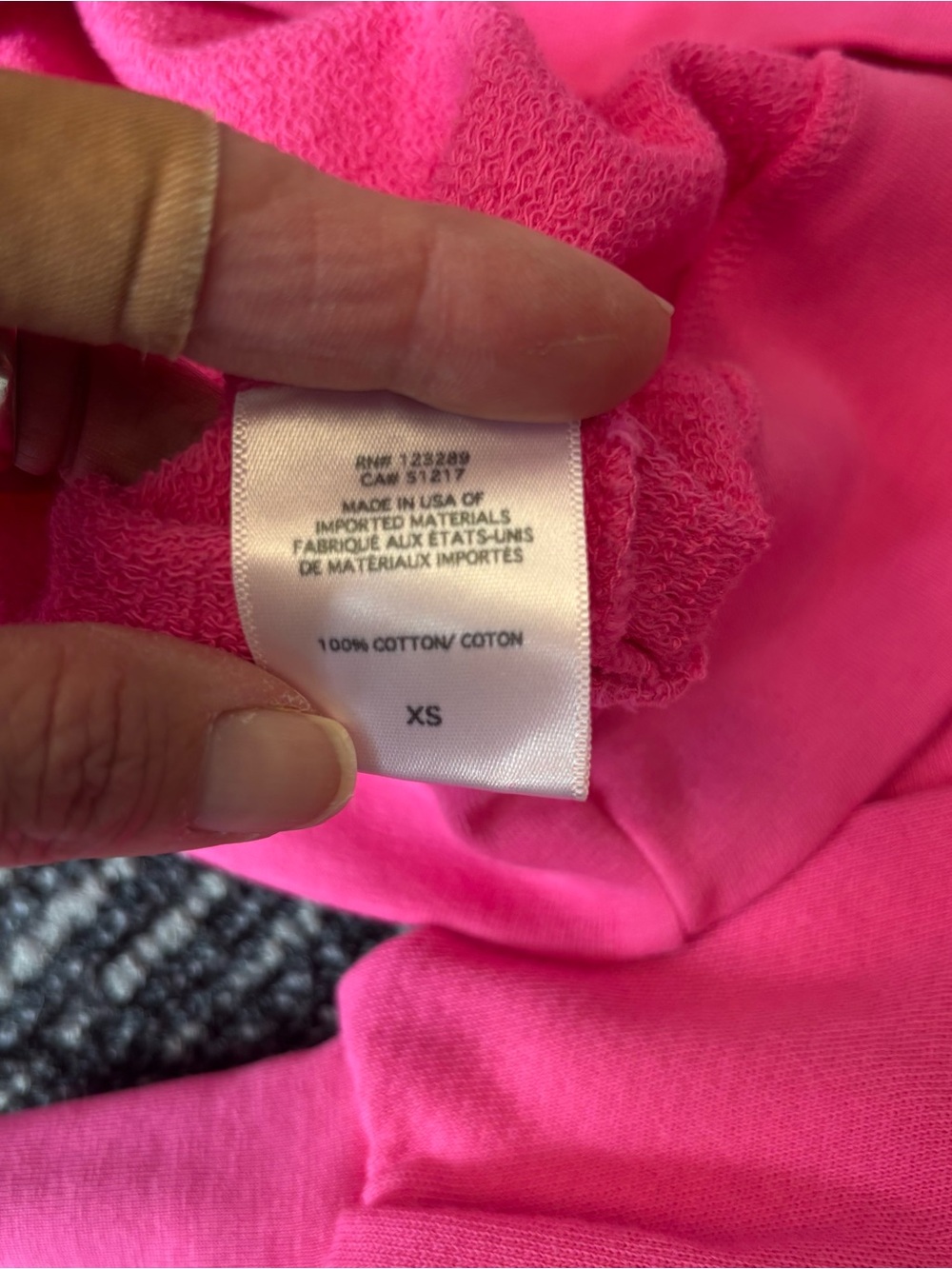 Michael Lauren knit set XS Pink Sweatsuit Crew Neck Wide Leg Pants - Picture 7 of 11